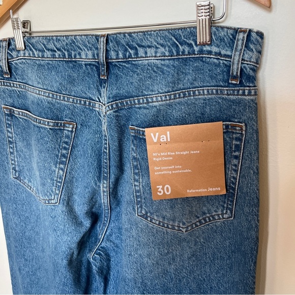 Reformation Val 90’s Jeans Size 30 NWT - Picture 7 of 7